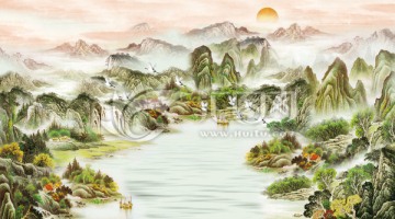 水墨山水畫