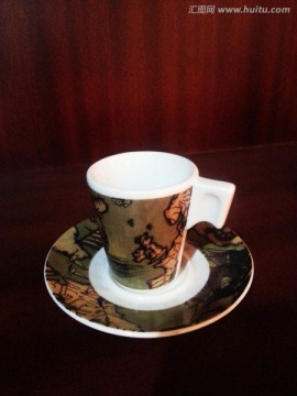 咖啡杯 杯子 碟子