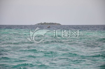 马尔代夫的海面