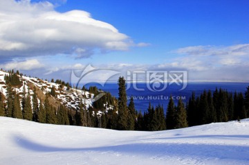 风雪天山 雪景