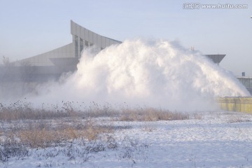 机场扬雪