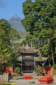 四川青城山大门