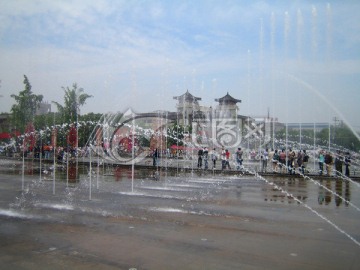 大雁塔北广场水景喷泉