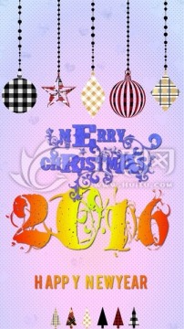 圣誕新年插畫(huà)