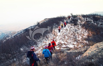登山的隊伍 登山