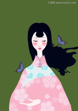 女性插畫