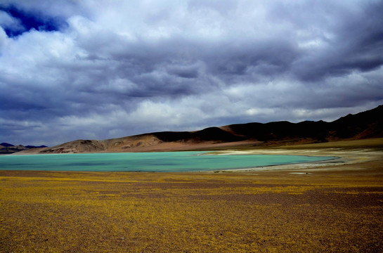 西藏美景 物玛乡盐湖