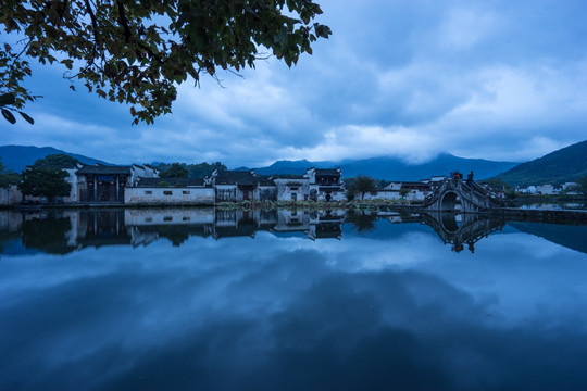 宏村南湖夜色