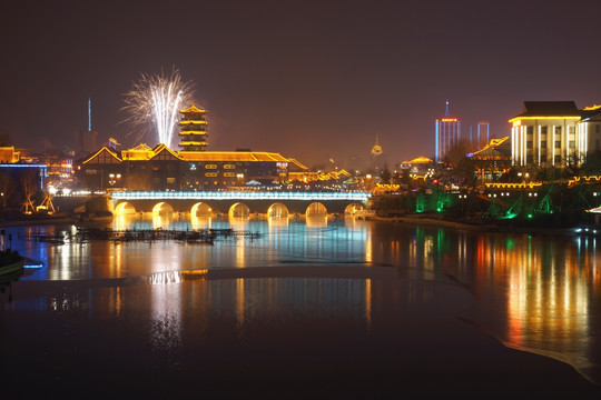 青州 宋城 南阳河 元宵夜