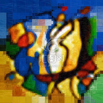 抽象油畫(huà)
