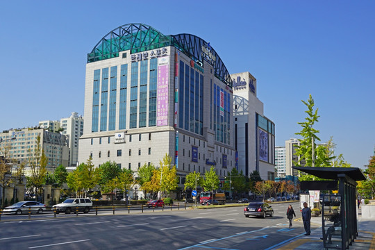 韩国水原街景