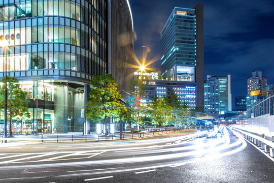 国外繁华城市夜景