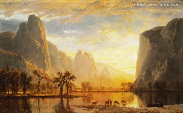 唯美風(fēng)景油畫