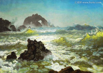 大海 风景油画