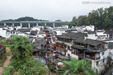 俯瞰李坑村全貌