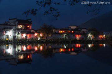 宏村南湖夜色
