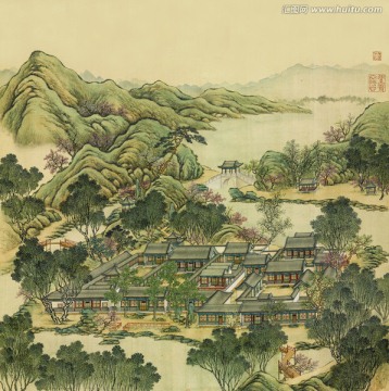 圓明園四十景 長春仙館