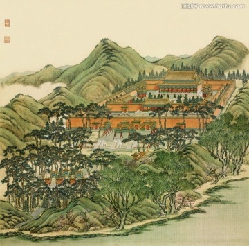 圓明園四十景 鴻慈永枯