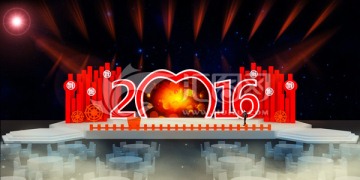 創(chuàng)意喜慶新年舞美舞臺