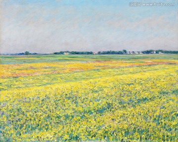 油菜花開 風(fēng)景油畫