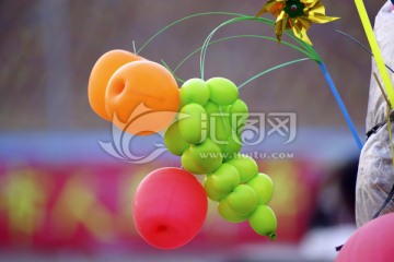 魔术气球 水果造型