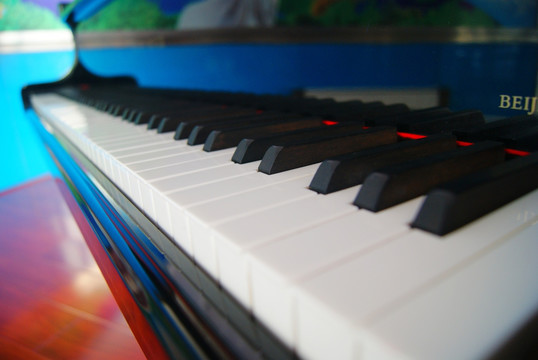 钢琴键盘 黑白键