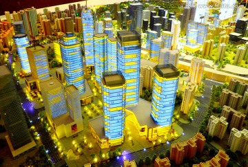 城市综合体 楼盘模型