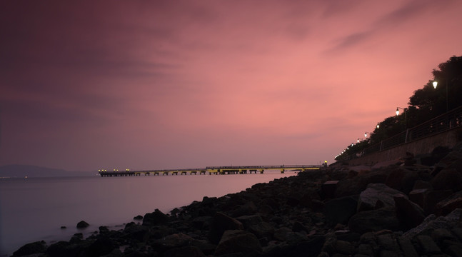 海岸风景走廊