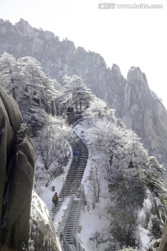 雪 雪景 黄山冬雪