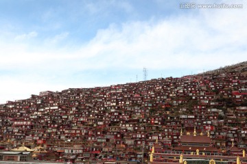 色达五明佛学院建筑群