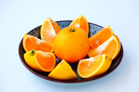 橙子水果盘