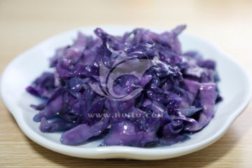 蒜蓉炒紫包菜
