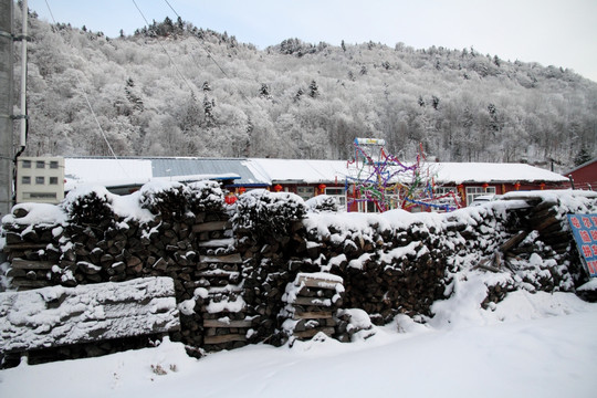冬季山村