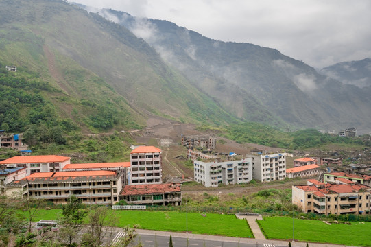 四川北川地震遗址