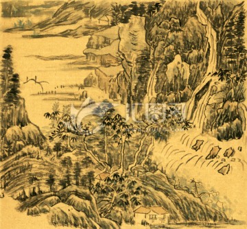 国画山水画