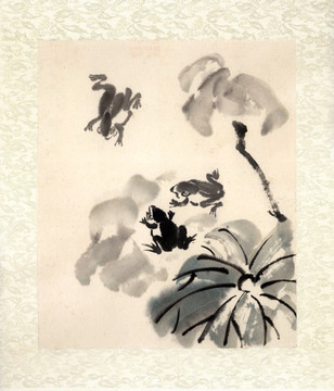 荷花國(guó)畫(huà) 書(shū)畫(huà)