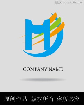 LOGO字母M LOGO字母H