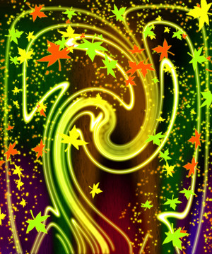 唯美夢(mèng)幻抽象畫(huà)