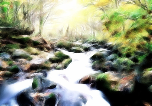 抽象風(fēng)景畫(huà)
