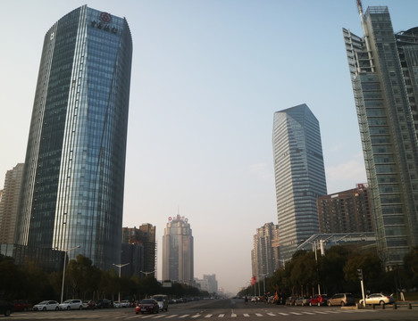 南昌城市风光 中国银行