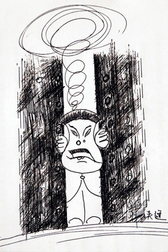漫畫 插圖 夾縫生存