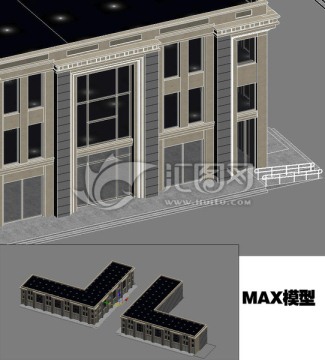 商业3D模型效果图