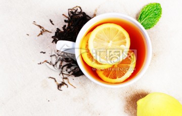 柠檬蜜茶饮品
