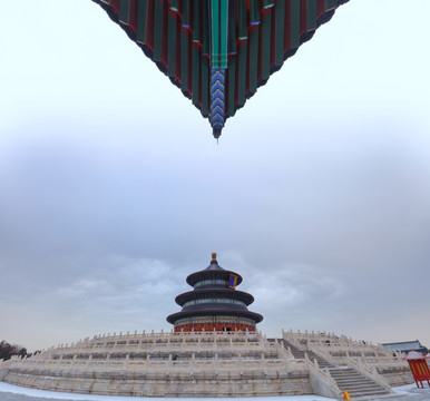 北京天坛雪景