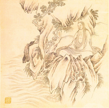 顧繡十六應(yīng)真圖