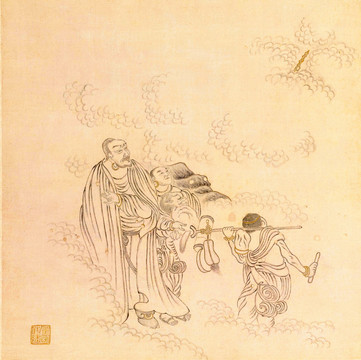 顧繡十六應(yīng)真圖