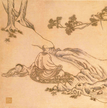 顧繡十六應(yīng)真冊(cè)