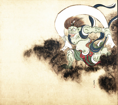 風(fēng)神雷神高清圖