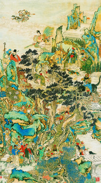 任薰 群仙圖