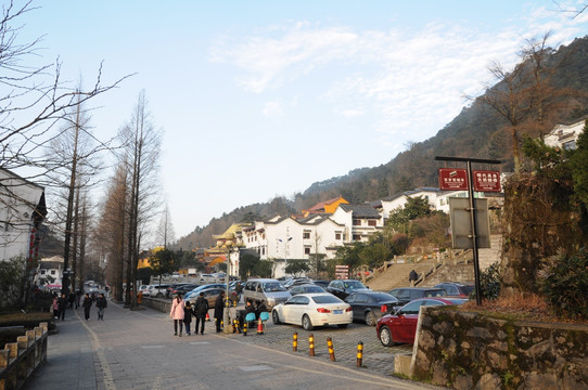 九华山风光 九华街景区